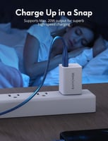 راف باور كيبل لايتننق 1.2 متر نايلون - متوفر أسود