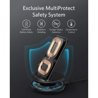 أنكر شاحن لاسلكي حامل باور ويف 2 حامل سنس أسود ذو...