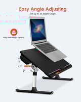 طاولة للابتوب سايجي متعدده الاستخدام - أسود