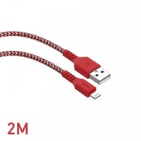 كيبل ايفون قماشي أحمر من ووبو - FB02