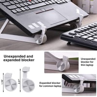 ستاند المونيوم سايجي للابتوب متعدد الوظائف - ابيض