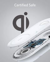 شاحن جداري انكر باوربورت صغير بمنفذين USB وقوة 12...