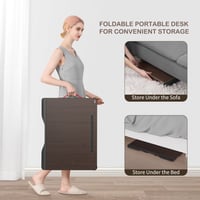 طاوله للابتوب سايجي متعدده الاستخدام - خشبي اسود