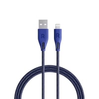 راف باور كيبل لايتننق 1.2 متر نايلون - متوفر رصاصي