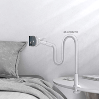 قاعدة تثبيت سايجي للجوال على الطاوله - ابيض صاصي