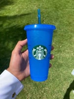 كوب ستاربكس لامع - أزرق 710 مل