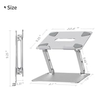 ستاند المونيوم سايجي للابتوب متعدد الوظائف - رصاصي