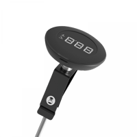 تايمور مقياس حرارة رقمي باللون الاسود