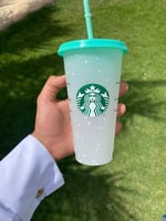 كوب ستاربكس ثلجي يتلون بالبرودة - تركواز 710 مل