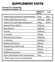 جي أن إكس سبورت - ذا شادو! ما قبل التمرين (270 جم)...