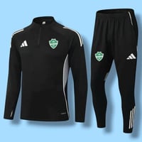 طقم تمارين الاهلي السعودي الشتوي الاسود 2026