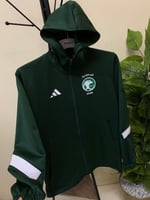 جاكيت المنتخب السعودي الشتوي الأخضر 2026