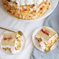 كيكة اللوز المحمص