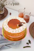 كيكة القرع بالكراميل والقرفة