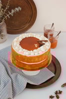 كيكة القرع بالكراميل والقرفة