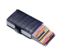 محفظة ذكية croc بزر لاخراج البطاقات