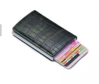محفظة ذكية croc بزر لاخراج البطاقات