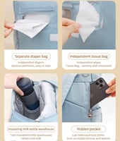 شنطة ديزني اصلية لإحتياجات الاطفال والمواليد مرفق...