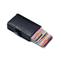 محفظة ذكية croc بزر لاخراج البطاقات