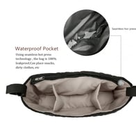 منظم عربة مقسم باللون الاسود مقاس 40*20*9سم