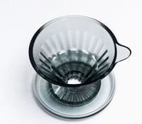 قمع V60 كرستال تايمور اسود شفاف - 02 | Timemore Cr...