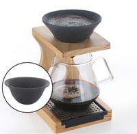 قمع ترشيح حجري v60 - بدون فلتر ورقي