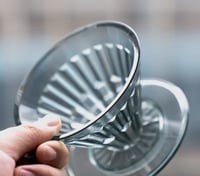 قمع V60 كرستال تايمور اسود شفاف - 01 | Timemore Cr...