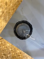 كوب زجاجي دوار غامق