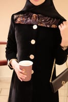 بليزر مخمل بشيفون مخمل