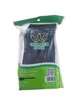 قولدن باك ملاعق بلاستيك اسود VIP كبير 50 حبة