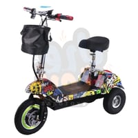 سكوتر 3 كفرات خفيف و سهل التخزين 36V