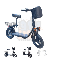 سكوتر سله الكهربائية المطور 48V 600W مقاس 14انش