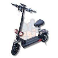 سكوتر الوحش الكهربائي الأسود محرك بقوة 1200W | الأ...