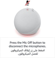 اليكسا ايكو دوت الجيل الخامس - أسود - Alexa Echo D...