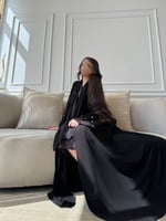 عباية قماش ملكي | G83