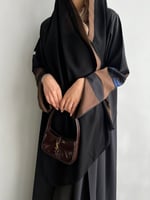 عباية قماش كريب | G79