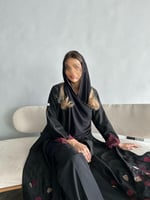 عبايات شامواة مطرزة - G77