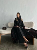 عبايات شامواة مطرزة - G77