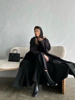 عباية جوخ شتوية نص كلوش |G70