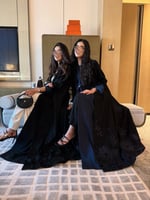 عباية هند تطريز كحلي