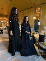 عباية هند تطريز كحلي