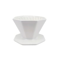 قمع V60 سيراميك أبيض مقاس 01 لتحضير القهوة المختصة