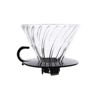 قمع V60 زجاجي مقاس 02 قاعدة دائرية