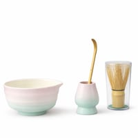 ادوات ماتشا ٤ قطع بلون الباستل