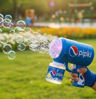 مسدس فقاعات كهربائي من بيبسي