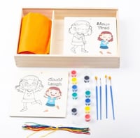 خشبية لعبة لون وأكتشف