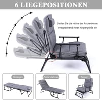 سرير وكرسي قابلان للطي متعدد الاستخدام