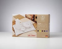 طقم شاي وقهوة وصحن تقديم