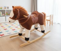 كرسي هزاز شكل حصان كبير