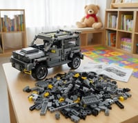 مجموعة مكعبات بناء السيارة الخارقة